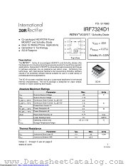 PB-IRF7324D1 datasheet pdf International Rectifier