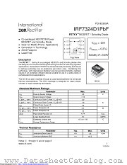 IRF7324D1TRPBF datasheet pdf International Rectifier