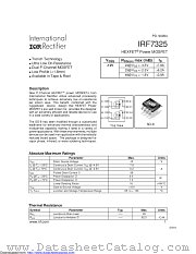 PB-IRF7325 datasheet pdf International Rectifier