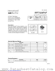 IRF7328TRPBF datasheet pdf International Rectifier