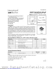 IRF7353D2UPBF datasheet pdf International Rectifier