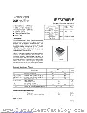 IRF7379ITRPBF datasheet pdf International Rectifier
