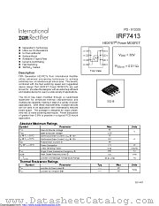 PB-IRF7413 datasheet pdf International Rectifier