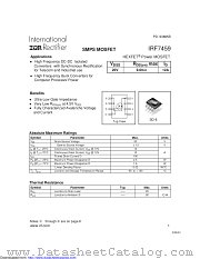PB-IRF7459 datasheet pdf International Rectifier