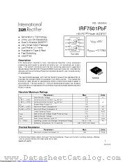 IRF7501TRPBF datasheet pdf International Rectifier