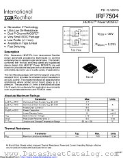PB-IRF7504 datasheet pdf International Rectifier
