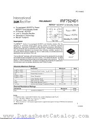 PB-IRF7524D1 datasheet pdf International Rectifier