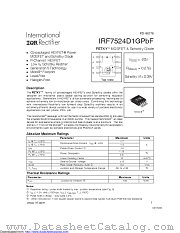 IRF7524D1GTRPBF datasheet pdf International Rectifier