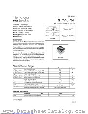 IRF7555TRPBF datasheet pdf International Rectifier