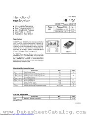 PB-IRF7751 datasheet pdf International Rectifier