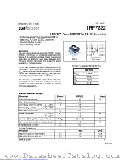 PB-IRF7822 datasheet pdf International Rectifier