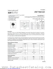 PB-IRF7901D1 datasheet pdf International Rectifier