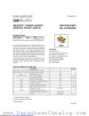 IRF7NA2907SCS datasheet pdf International Rectifier
