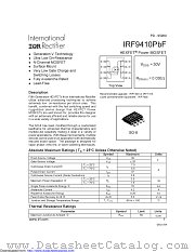 IRF9410TRPBF datasheet pdf International Rectifier