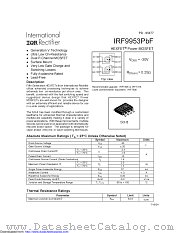 IRF9953TRPBF datasheet pdf International Rectifier