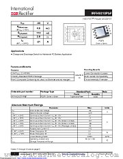 IRFH9310TR2PBF datasheet pdf International Rectifier