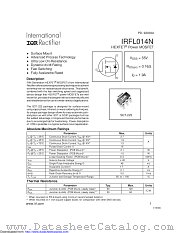 PB-IRFL014N datasheet pdf International Rectifier