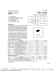 PB-IRFL1006 datasheet pdf International Rectifier