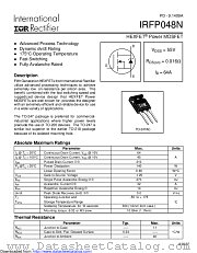 PB-IRFP048N datasheet pdf International Rectifier