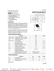 IRFP048NPBF datasheet pdf International Rectifier