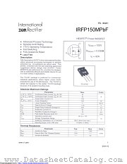 IRFP150MPBF datasheet pdf International Rectifier