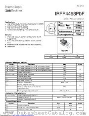 IRFP4468PBF datasheet pdf International Rectifier