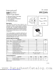 PB-IRFZ24N datasheet pdf International Rectifier