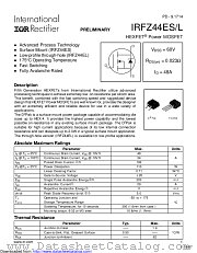 PB-IRFZ44ES datasheet pdf International Rectifier