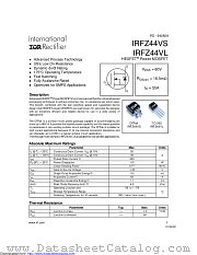 PB-IRFZ44VS datasheet pdf International Rectifier