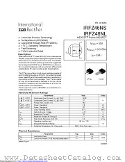 PB-IRFZ46NL datasheet pdf International Rectifier