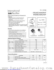 IRG4BC40W-LPBF datasheet pdf International Rectifier