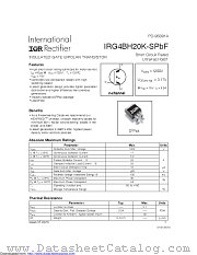 IRG4BH20K-SPBF datasheet pdf International Rectifier