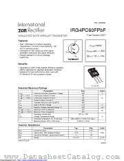 IRG4PC60FPBF datasheet pdf International Rectifier