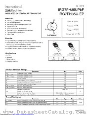 IRG7PH35U-EP datasheet pdf International Rectifier