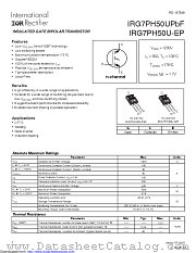 IRG7PH50U-EP datasheet pdf International Rectifier