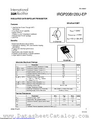 IRGP20B120U-EP datasheet pdf International Rectifier