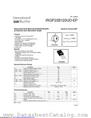IRGP20B120UD-EP datasheet pdf International Rectifier