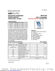 IRH7150SCS datasheet pdf International Rectifier