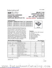 IRHE7130SCS datasheet pdf International Rectifier