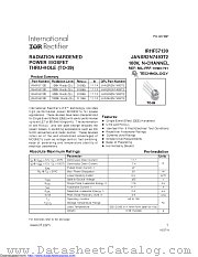 IRHF53130SCS datasheet pdf International Rectifier