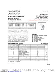 IRHF4230 datasheet pdf International Rectifier