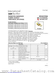 IRHM54064SCS datasheet pdf International Rectifier