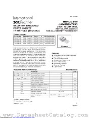 IRHM7260SCS datasheet pdf International Rectifier