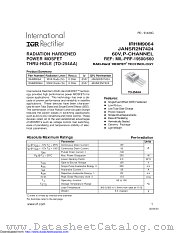 IRHM9064SCS datasheet pdf International Rectifier