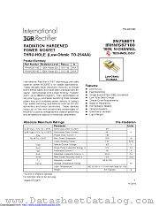 IRHMS67160SCS datasheet pdf International Rectifier