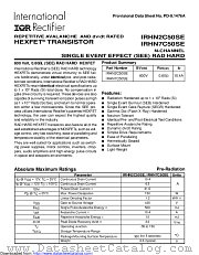 IRHN7C50SESCS datasheet pdf International Rectifier