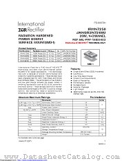 IRHN4250 datasheet pdf International Rectifier