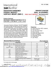 IRHN7250SESCS datasheet pdf International Rectifier