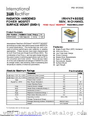 IRHN7450SESCS datasheet pdf International Rectifier