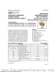 IRHN9150SCS datasheet pdf International Rectifier